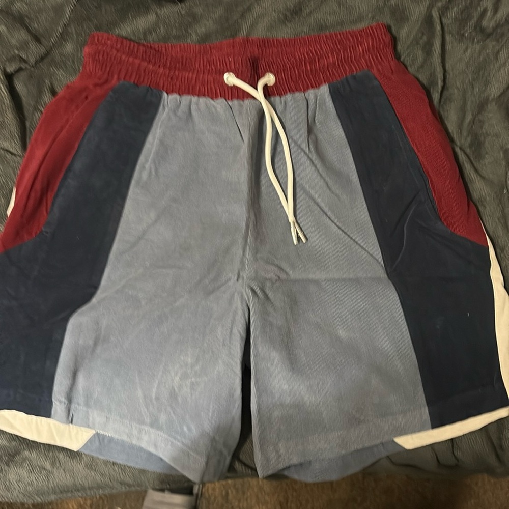 Kith Micro Cord Curtis Panelled Elevation Swim shorts